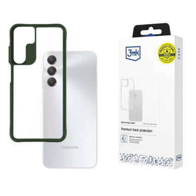 Dėklas 3mk Satin Armor Case+ Green Samsung Galaxy A15 5G - Permatomas