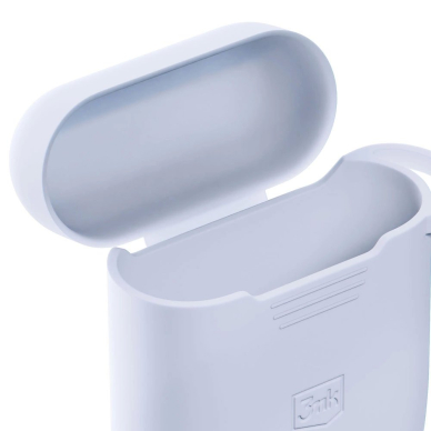 3mk Silicon AirPods Dėklas AirPods 2 - white 9