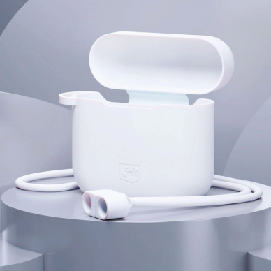 3mk Silicon AirPods Dėklas AirPods 3 - white 2