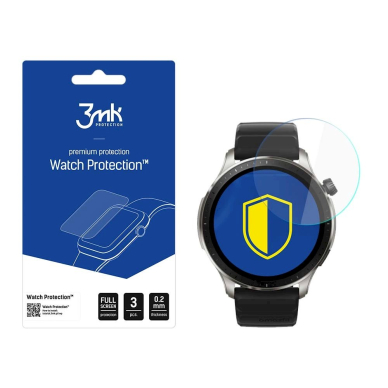 3mk Watch Protection™ v. FlexibleGlass lankstus apsauginis stiklas Amazfit GTR 4 46 mm