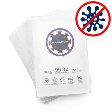 50 pcs. Hydrogel, antibacterial, self-healing foil skirta cutting su a plotter (18cm x 12cm)