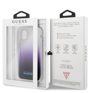 Dėklas Guess iPhone 11 Pro Max purple/gradient California Violetinis UGLX912 2