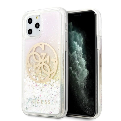 Dėklas Guess iPhone 11 Pro Gradient Liquid Glitter Circle Logo UGLX912