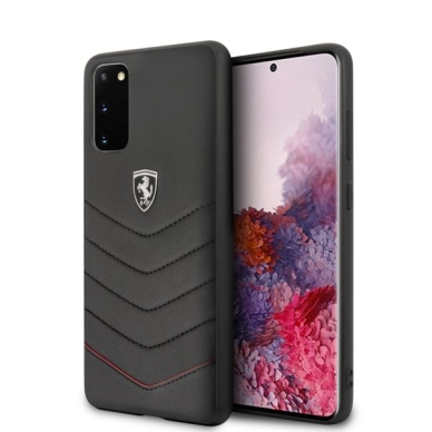 Akcija! Dėklas Ferrari Hardcase Galaxy S20 G980  Heritage Juodas UGLX912