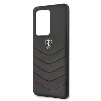 Dėklas Ferrari Hardcase Galaxy S20 Ultra G988 Heritage Juodas UGLX912 4