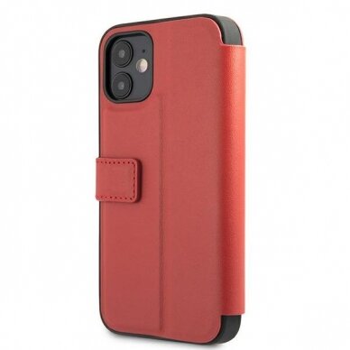 Dėklas Ferrari iPhone 12 mini Off Track Perforated Raudonas UGLX912 4