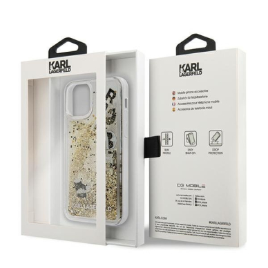 Dėklas Karl Lagerfeld iPhone 12 mini Glitter Charms UGLX912 3