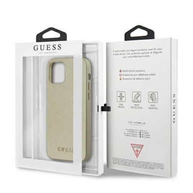 Dėklas Guess iPhone 12 Pro Max Iridescent - Auksinis UGLX912 9