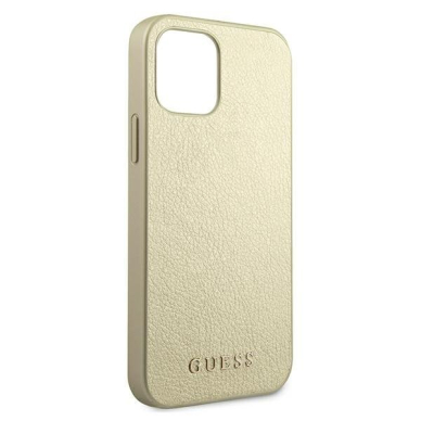 Dėklas Guess iPhone 12 Pro Max Iridescent - Auksinis UGLX912 8