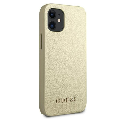 Dėklas Guess iPhone 12 mini Iridescent - Auksinis UGLX912 3