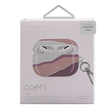 Dėklas UNIQ etui Coehl Ciel AirPods Pro - Sunset Rožinis  1