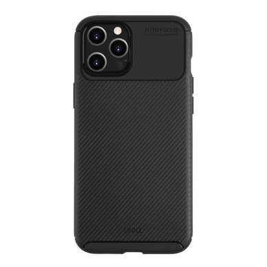 Dėklas UNIQ etui Hexa iPhone 12 Pro Max - Juodas UGLX912