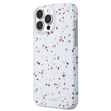 Telefono Dėklas UNIQ etui Coehl Terrazzo iPhone 13 Pro Max 6,7" Baltas KOW068