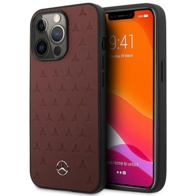 Telefono Dėklas Mercedes MEHCP13LPSQRE iPhone 13 Pro / 13 6,1" Bordo KOW068