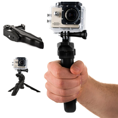 Hand Holder Grip With Tripod Stand skirta Gopro Sjcam Xiaomi