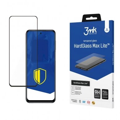 9H 3mk HardGlass Max Lite™ Apsauginis stiklas Xiaomi Redmi Note 9 Pro