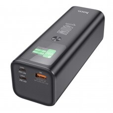 [Užsakomoji prekė] Baterija USB, 2x Type-C, 140W, 25000mAh - Hoco Electric (Q17) - Juoda