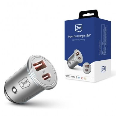 Accessories - 3mk Hyper Car Charger 45W