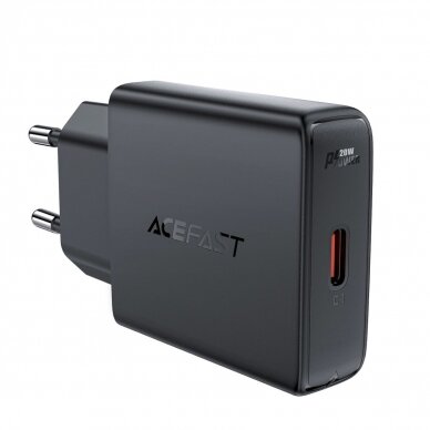 Acefast A65 PD 20W GaN USB-C wall Įkroviklis  - Juodas 3