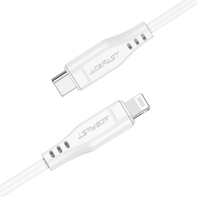 Kabelis Acefast MFI USB Type C - Lightning 1.2m, 30W, 3A Juodas (C3-01) 2