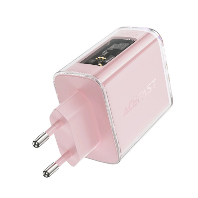 Acefast charger GaN 65W 3 ports (1xUSB, 2xUSB C) pink (A45) 9