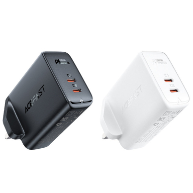 Acefast GaN charger (UK plug) 2x USB Type C 50W, Power Delivery, PPS, Q3 3.0, AFC, FCP (A32 UK) 3