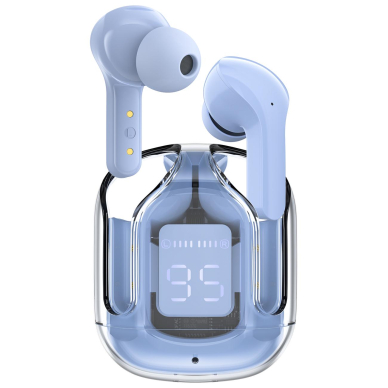 Ausinės Acefast in -ear wireless headphones TWS Bluetooth Mėlynos (T6 ice blue)