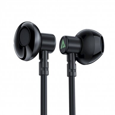 Acefast N1 in-ear wireless ausinės + USB-A USB-C kabelis - Juodas 3