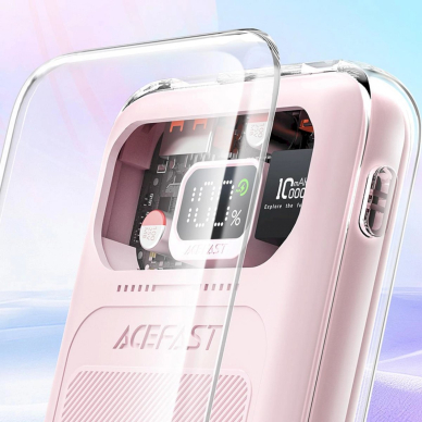 Acefast powerbank 10000mAh Sparkling Series fast charging 30W pink (M1) 6