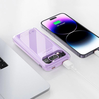 Acefast powerbank 10000mAh Sparkling Series fast charging 30W purple (M1) 4