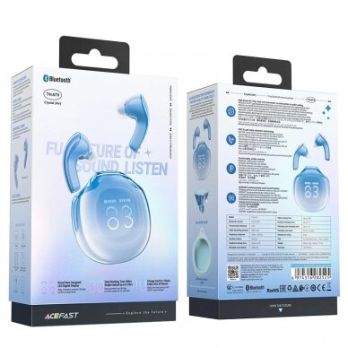 Acefast T9 Bluetooth 5.3 in-ear wireless ausinės - blue 7