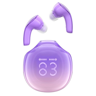 Acefast T9 Bluetooth 5.3 in-ear wireless ausinės - Violetinis