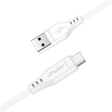 Kabelis Acefast USB - USB Type C 1.2m, 3A Juodas (C3-04) 2