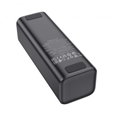 [Užsakomoji prekė] Baterija USB, 2x Type-C, 140W, 25000mAh - Hoco Electric (Q17) - Juoda 3