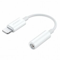 [Užsakomoji prekė] Audio adapteris Lightning į Jack 3.5mm - Ugreen (30759) - Baltas