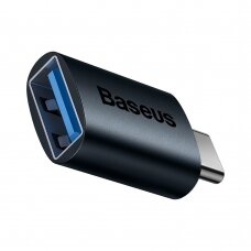 [Užsakomoji prekė] Adapteris Type-C to USB 3.2, 10 Gbps, cu OTG - Baseus Ingenuity Series (ZJJQ000003) - Mėlynas