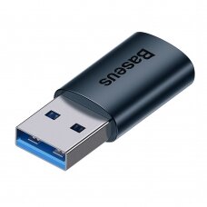 [Užsakomoji prekė] Adapteris USB 3.1 Male į Type-C Female - Baseus Ingenuity Series (ZJJQ000103) - Mėlynas