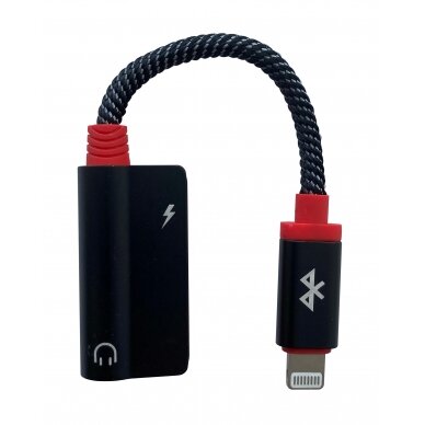 Adapteris bluetooth ADP36 iš Lightning į 3,5mm juodas