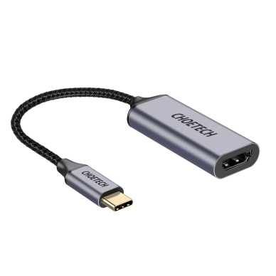 Adapteris Choetech HUB-H10 4K 60Hz USB-C to HDMI pilkas