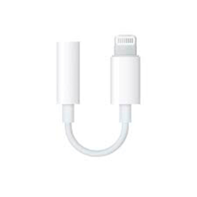 [Užsakomoji prekė] Audio adapteris Lightning į Jack 3.5mm - Apple A1749 (MMX62ZMA/A) - Baltas 1