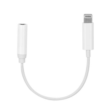 [Užsakomoji prekė] Audio adapteris Lightning į Jack 3.5mm - Apple A1749 (MMX62ZMA/A) - Baltas 2