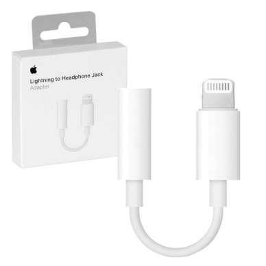 [Užsakomoji prekė] Audio adapteris Lightning į Jack 3.5mm - Apple A1749 (MMX62ZMA/A) - Baltas 4