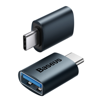 [Užsakomoji prekė] Adapteris Type-C to USB 3.2, 10 Gbps, cu OTG - Baseus Ingenuity Series (ZJJQ000003) - Mėlynas 2