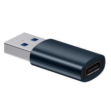 [Užsakomoji prekė] Adapteris USB 3.1 Male į Type-C Female - Baseus Ingenuity Series (ZJJQ000103) - Mėlynas 2