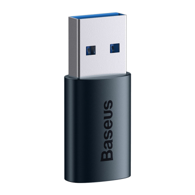 [Užsakomoji prekė] Adapteris USB 3.1 Male į Type-C Female - Baseus Ingenuity Series (ZJJQ000103) - Mėlynas 3