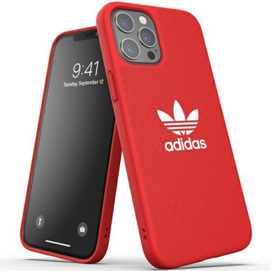 Dėklas Adidas Molded Canvas iPhone 12 Pro Max Raudonas 42270