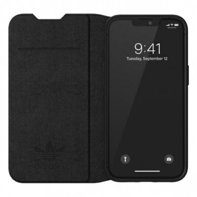 Dėklas Adidas OR Booklet BASIC iPhone 13 Baltas/juodas 47086 4