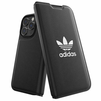 Dėklas Adidas OR Booklet BASIC iPhone 14 Pro Juodas/baltas 50182