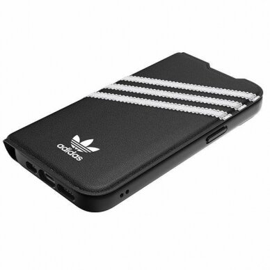 Dėklas Adidas OR Booklet PU iPhone 14 Juodas/baltas 50195 4