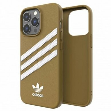 Dėklas Adidas OR Molded PU iPhone 13 Pro / 13 Auksinis 47806 6